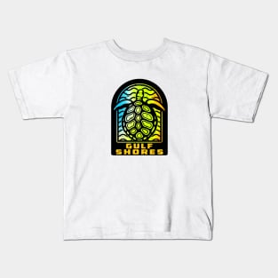 Gulf Shores Alabama Sea Turtle AL Kids T-Shirt